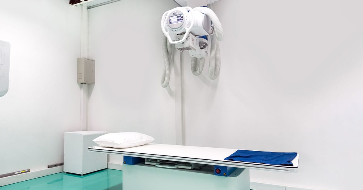 aparelho para realização do raio x abdominal