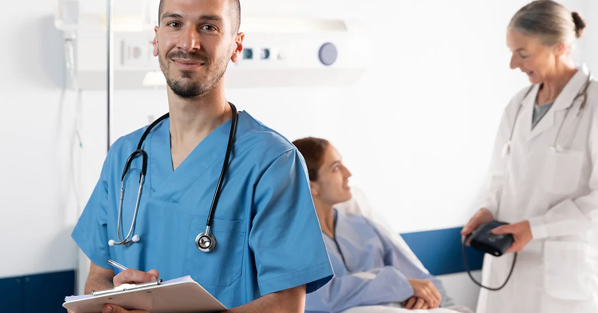 enfermeiros utilizando o protocolo manchester