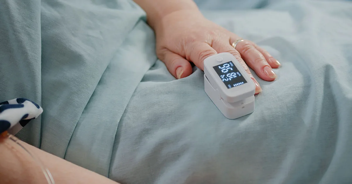 paciente com baixa saturacao de