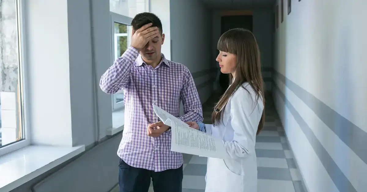 paciente desapontado com a qualidade dos laudos